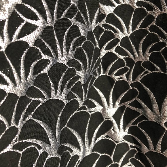 H&M Cocktail Pencil Dress Black and Silver - Picture 5 of 8